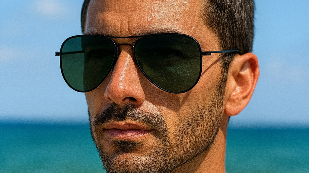 Polarized Aviador Black G15 — vista 5