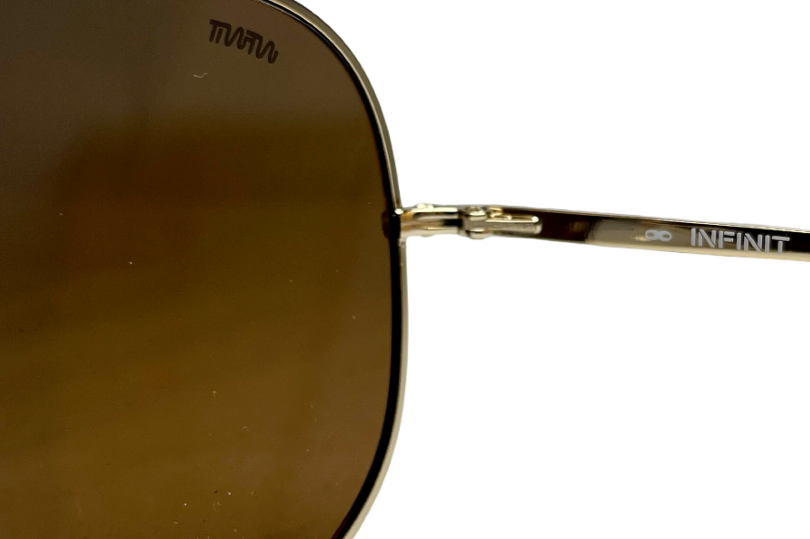 Lentes de sol Infinit Super Large Gold Brown – vista 4