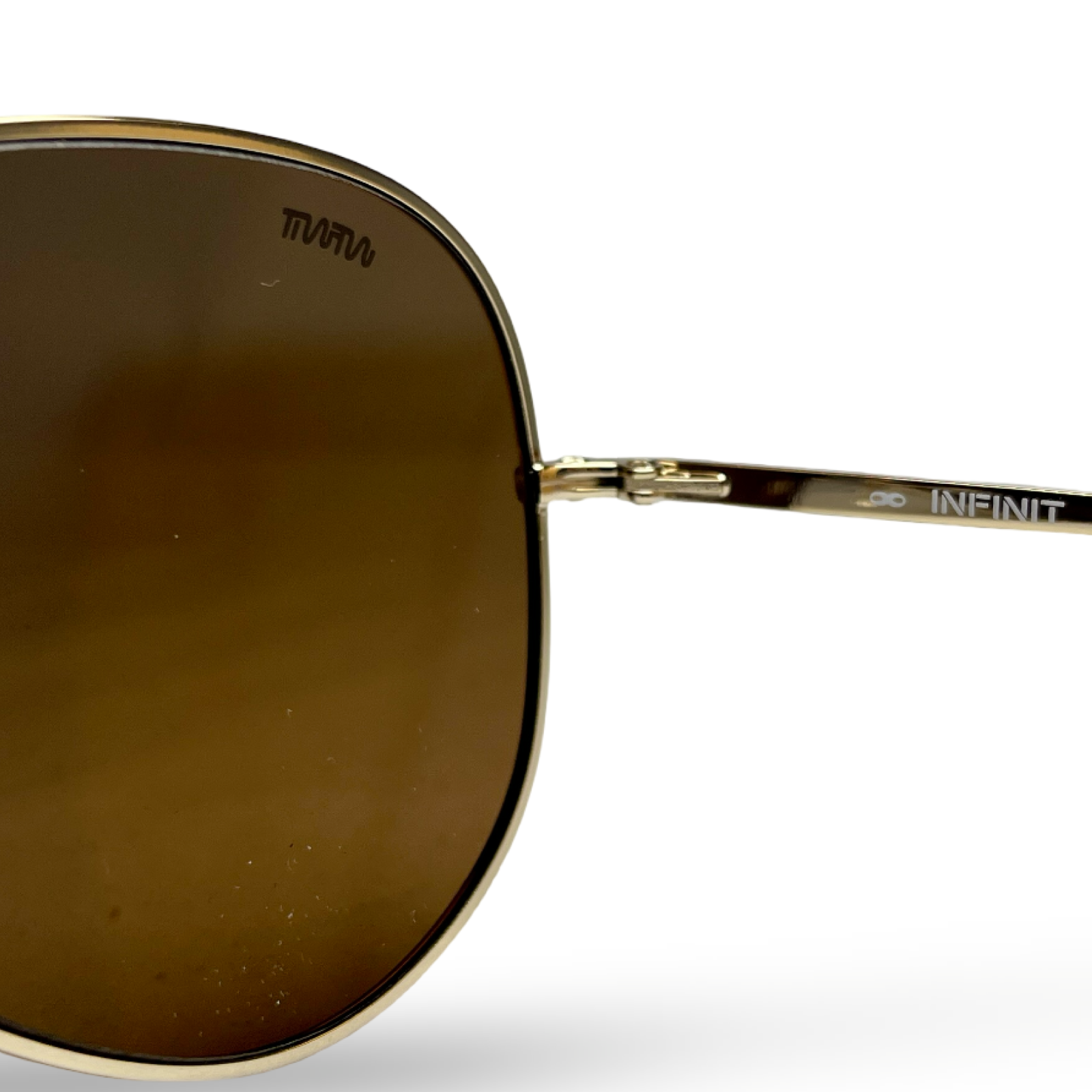 Lentes de sol Infinit Super Large Gold Brown – vista 4