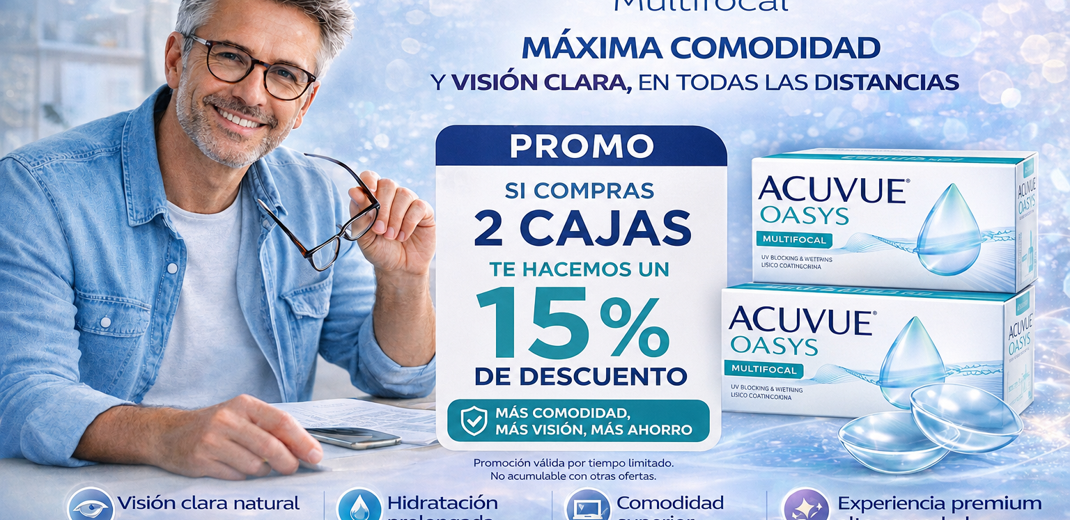 Lente de contacto Acuvue Oasys Multifocal