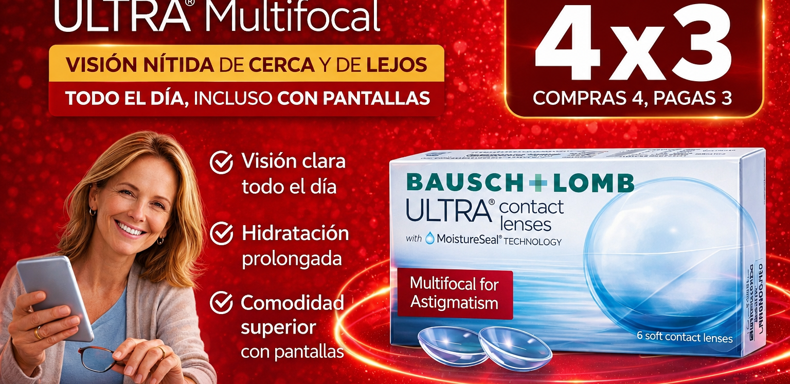 Lente de contacto Ultra Multifocal