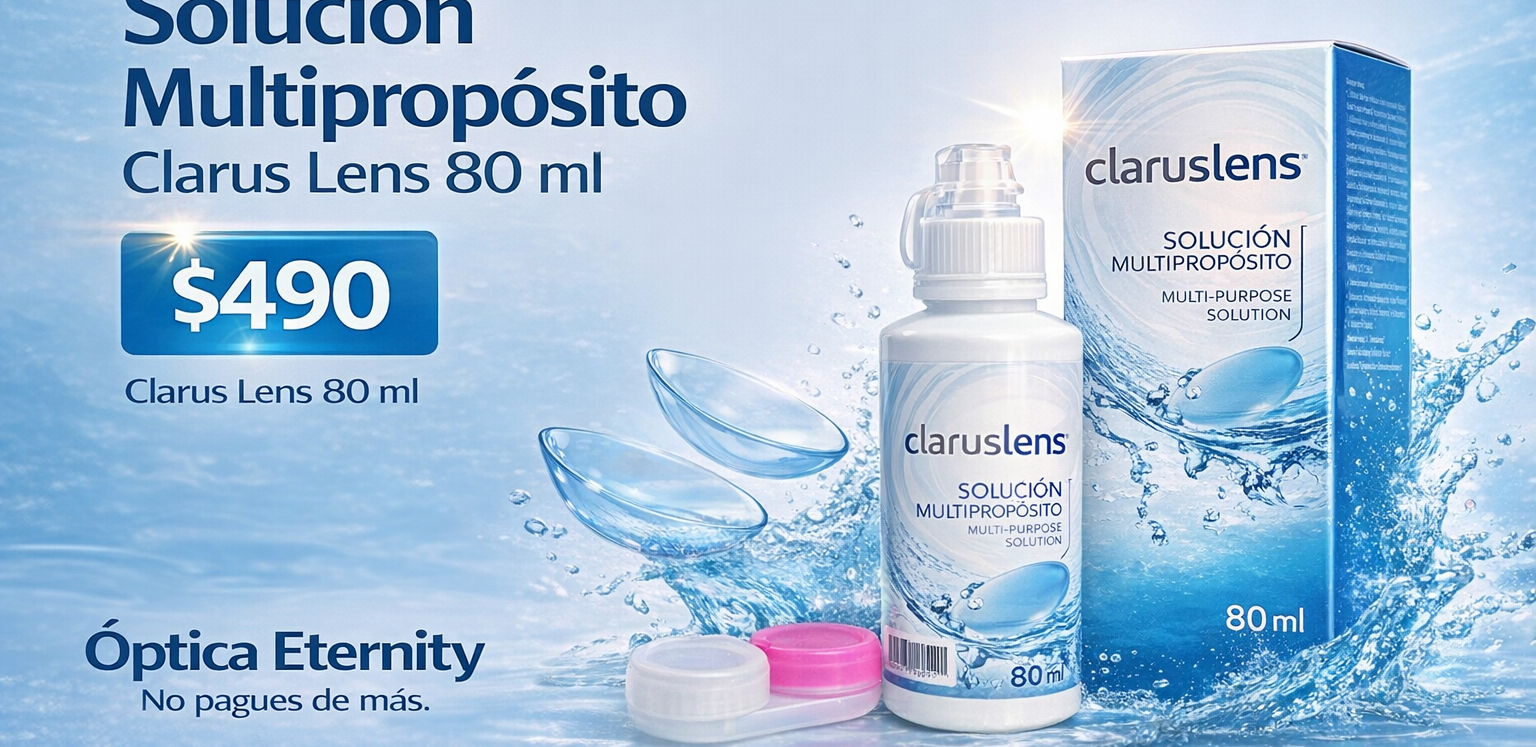 Solución Multipropósito Clarus Lens 80ml