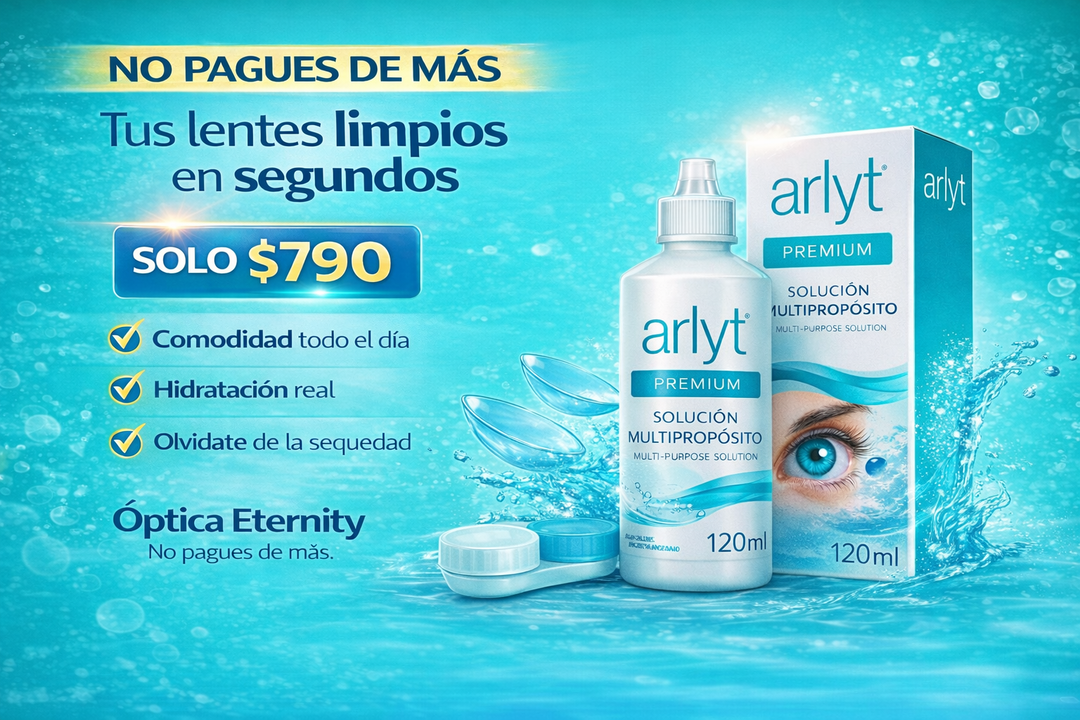 Solución Multipropósito Arlyt Premium 120ml