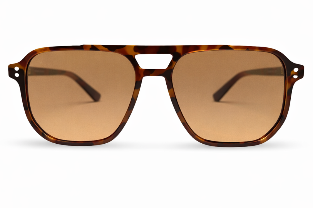 Valkira Gansta Pol Animal Print Brown — lentes de sol