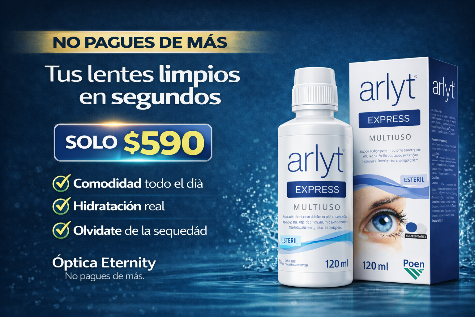 Solución Multipropósito Arlyt Express 120ml