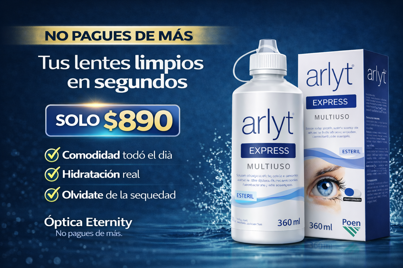 Solución Multipropósito Arlyt Express 360ml