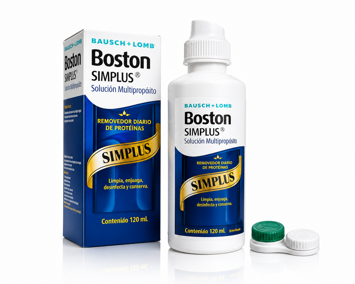 💧 Solución Multipropósito Boston Simplus® 120ml