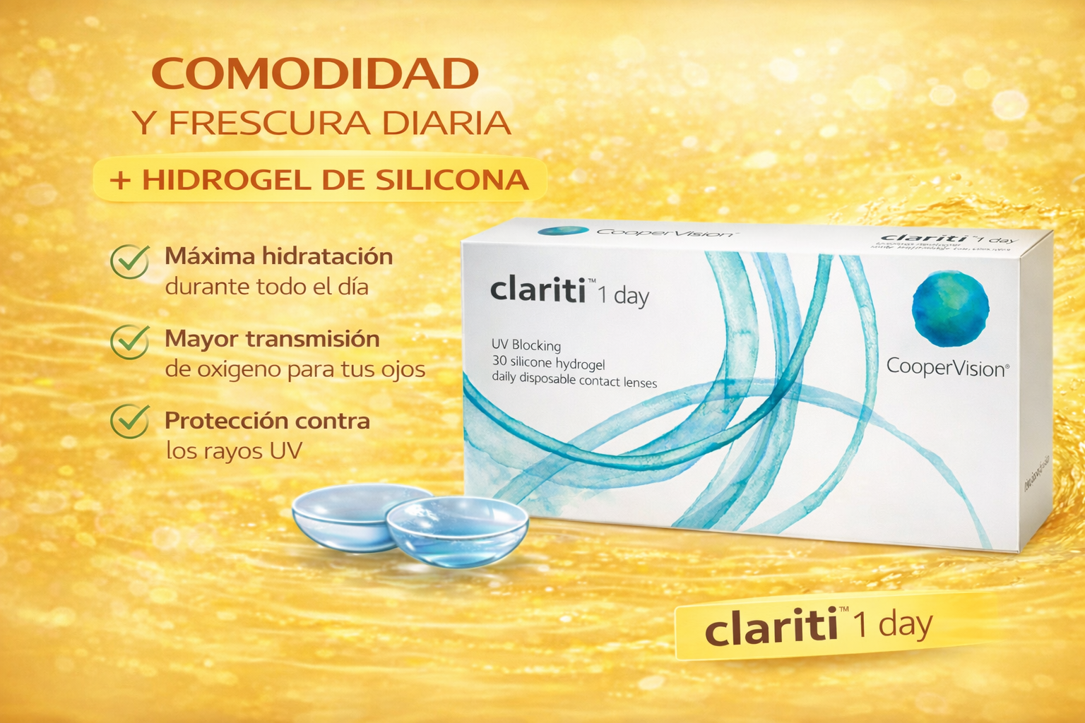 Lente de contacto Clariti