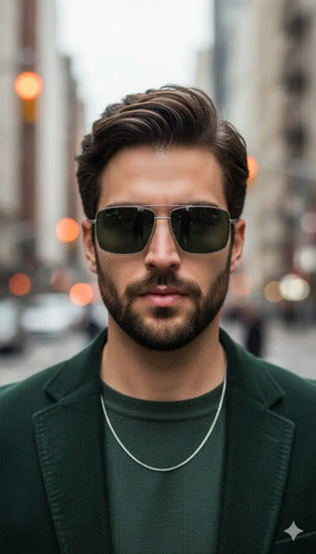 POLARIZED JACK BLACK GREEN 3557 — lentes de sol
