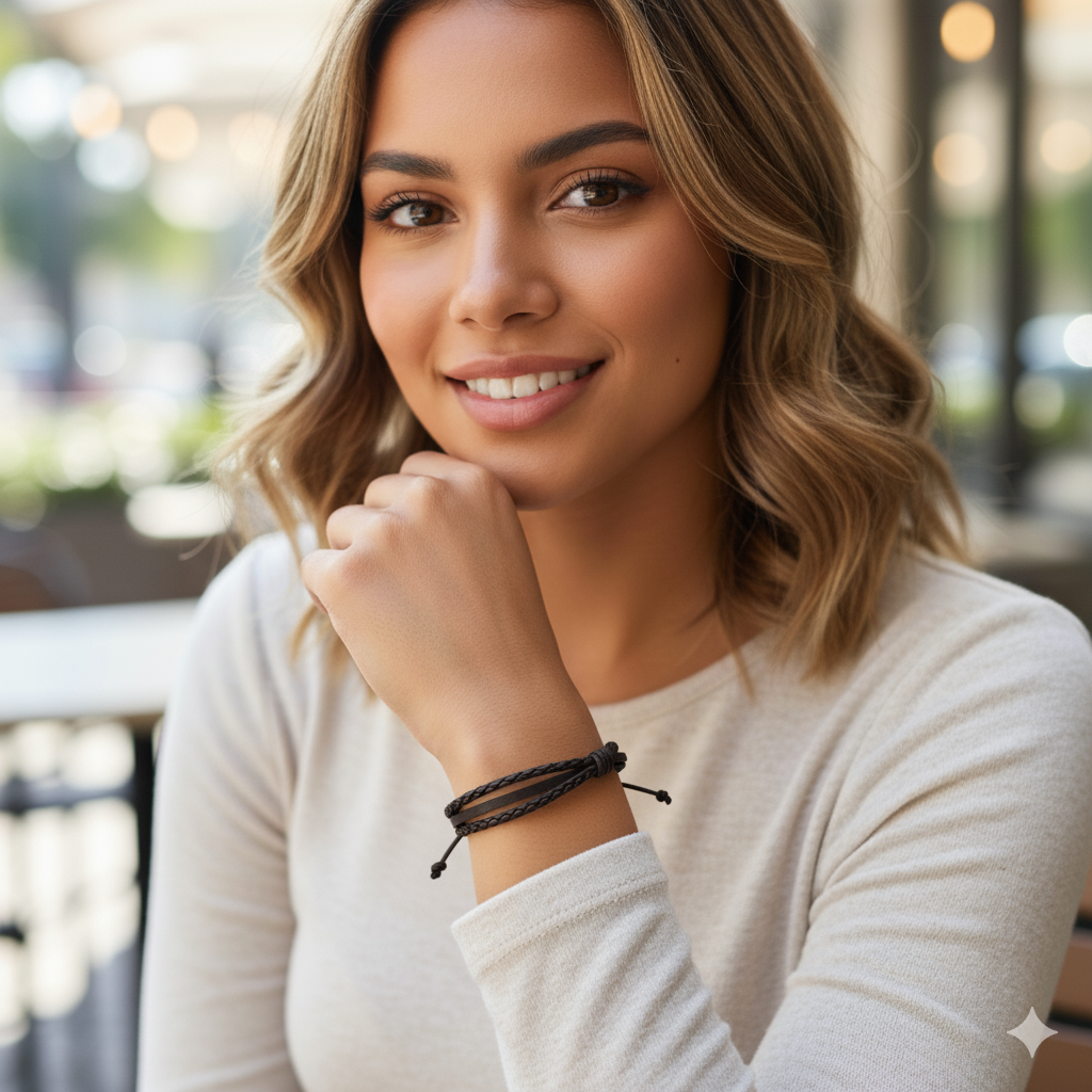 Pulsera Shadow Lines Brown – accesorio Eternity Óptica
