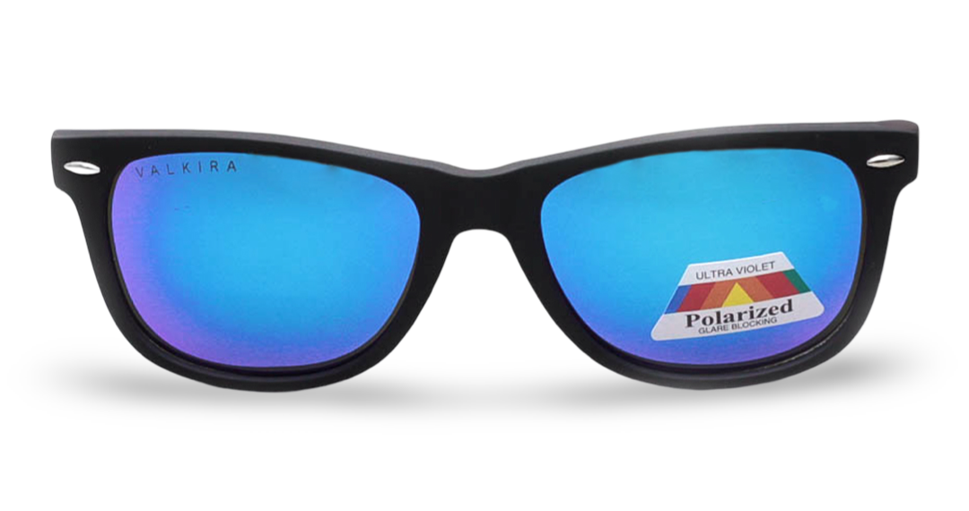 Lente de sol modelo VALKIRA WF BLUE con cristal oscuro - Eternity Optica