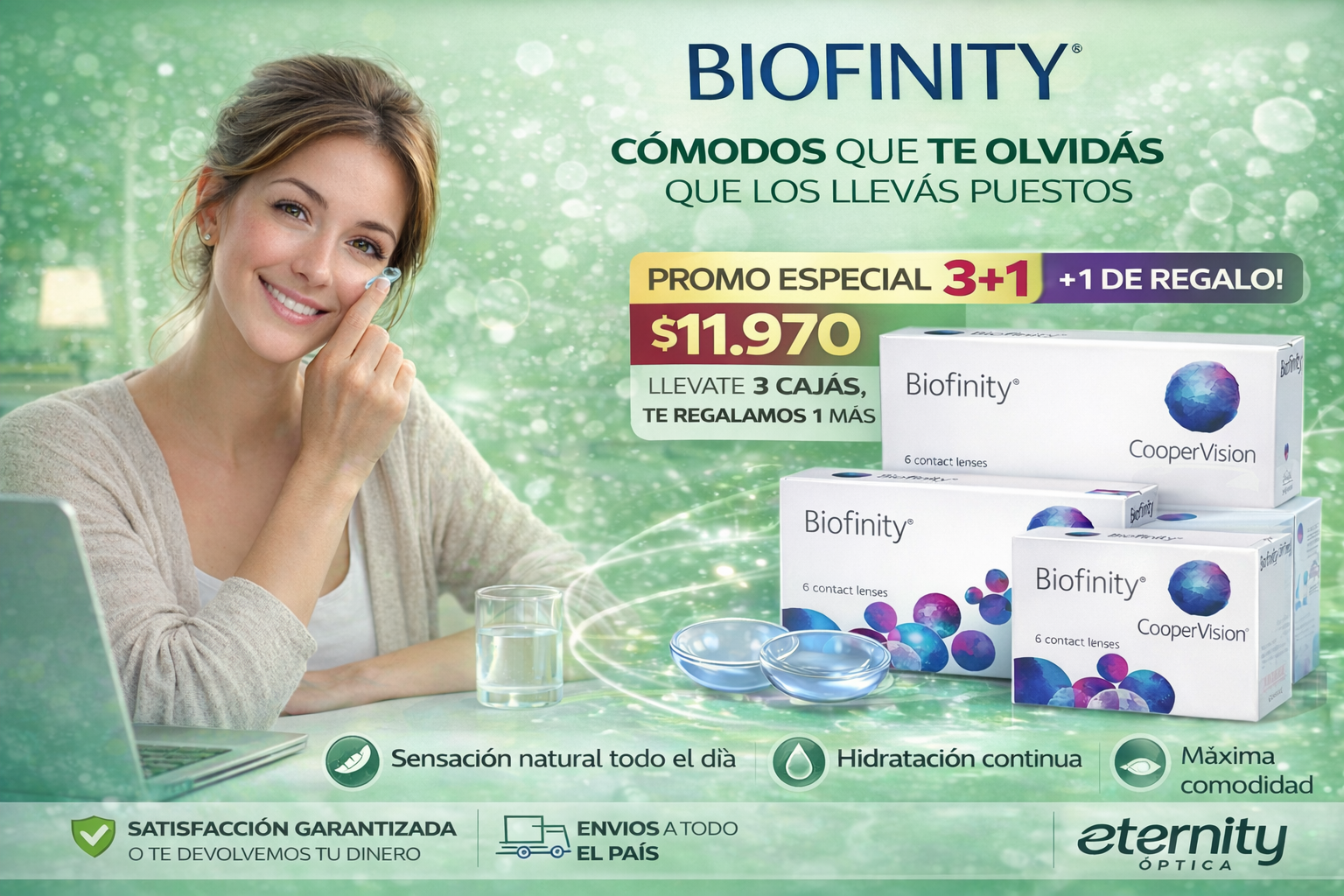 Lente de contacto Biofinity