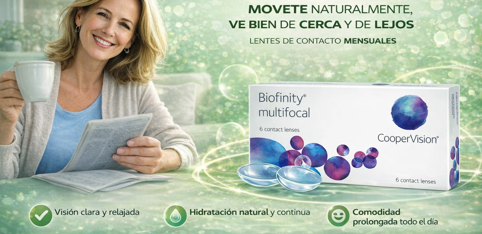 Lente de contacto Biofinity Multifocal
