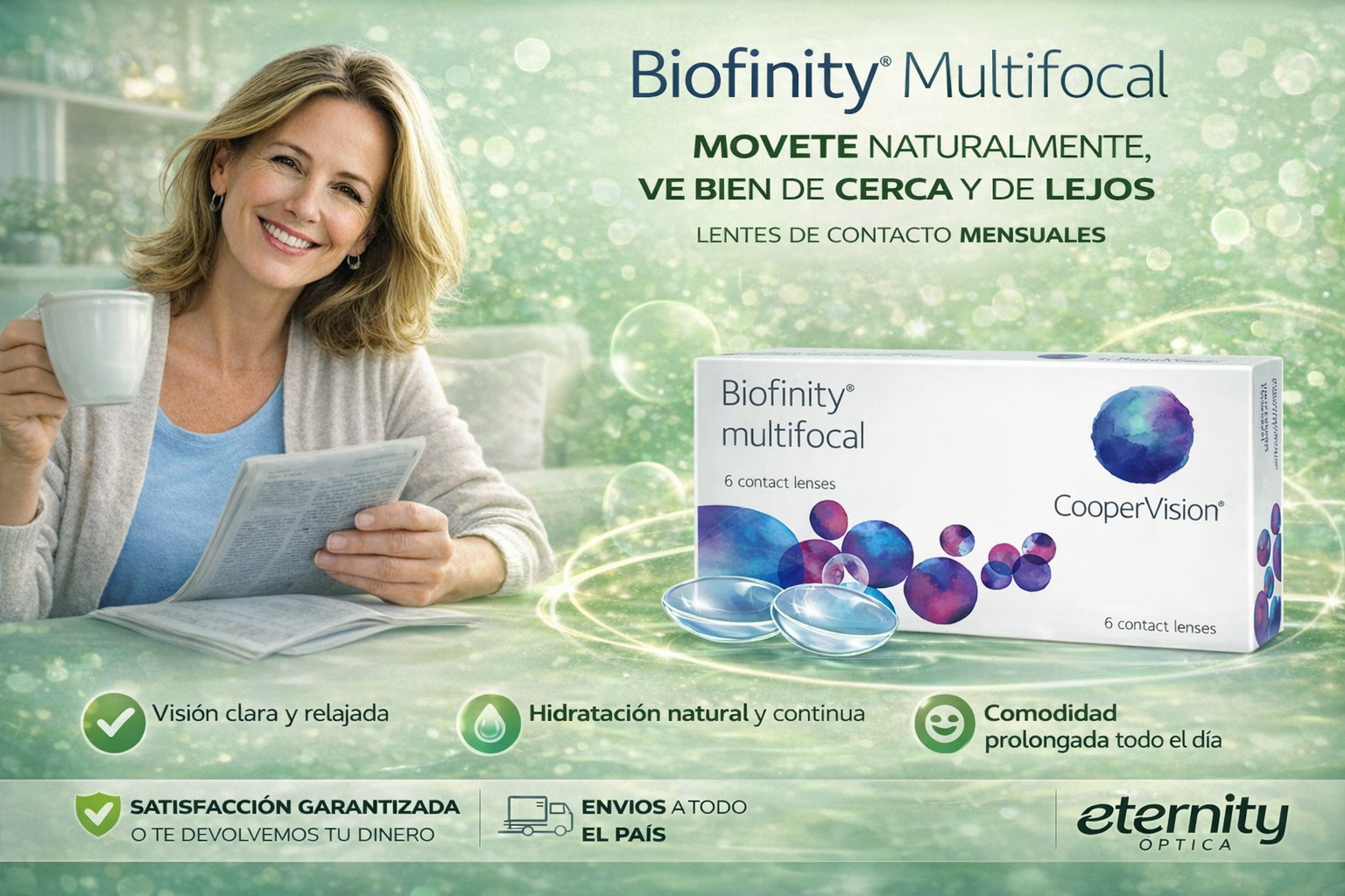 Lente de contacto Biofinity Multifocal