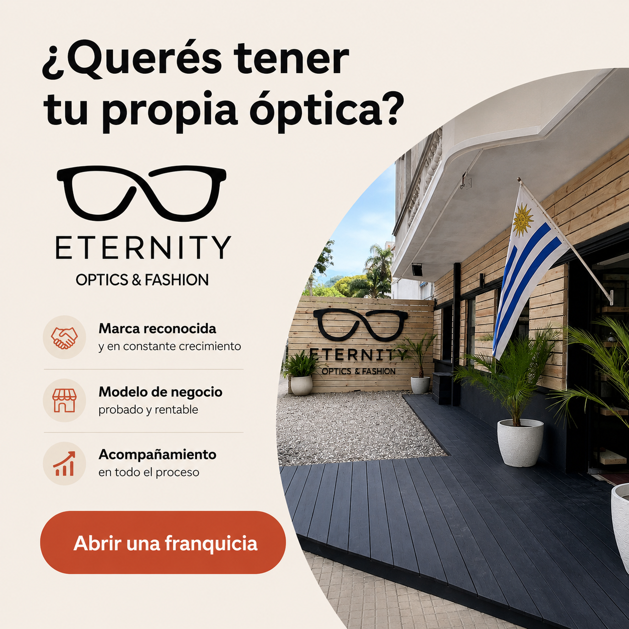 Franquicias Eternity Óptica: abrí tu propia óptica