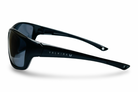 Lentes de sol Valkira Rauw Shinny Bright, negro brillante, de perfil — vista 3