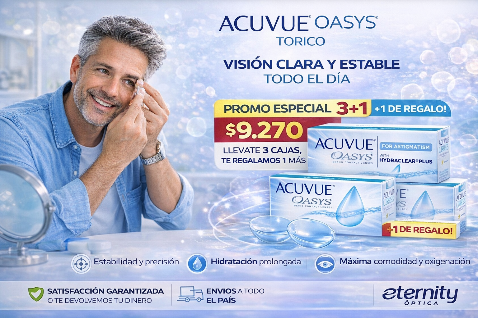 Lentes de contacto Acuvue Oasys Toric