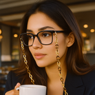 Cadena para Lentes Gold Print — accesorio Eternity Óptica