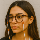 Cadena para Lentes Garden Orange — accesorio Eternity Óptica