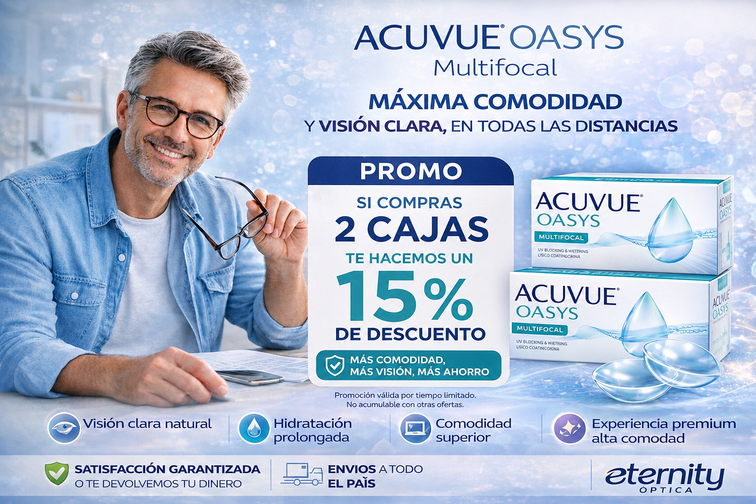 Lente de contacto Acuvue Oasys Multifocal