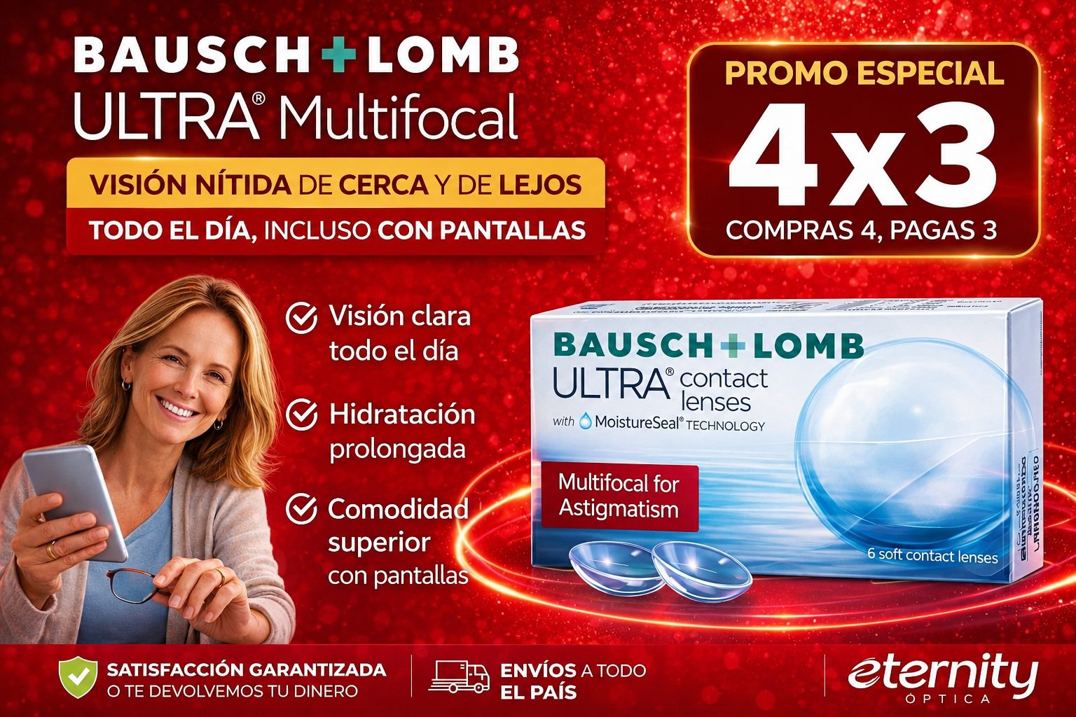 Lente de contacto Ultra Multifocal