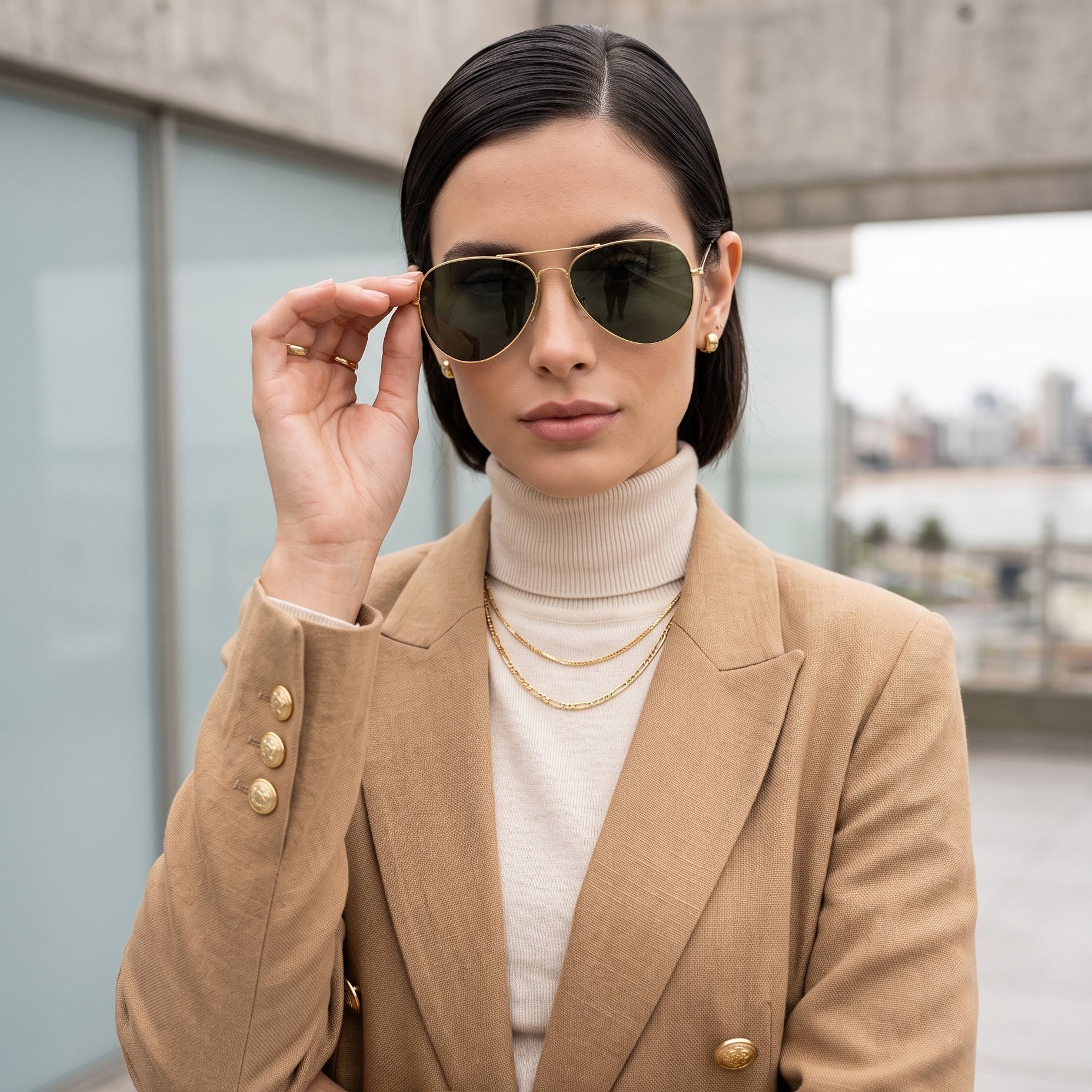 GENERIC SOLENNE GREEN  B5431GN — lentes de sol