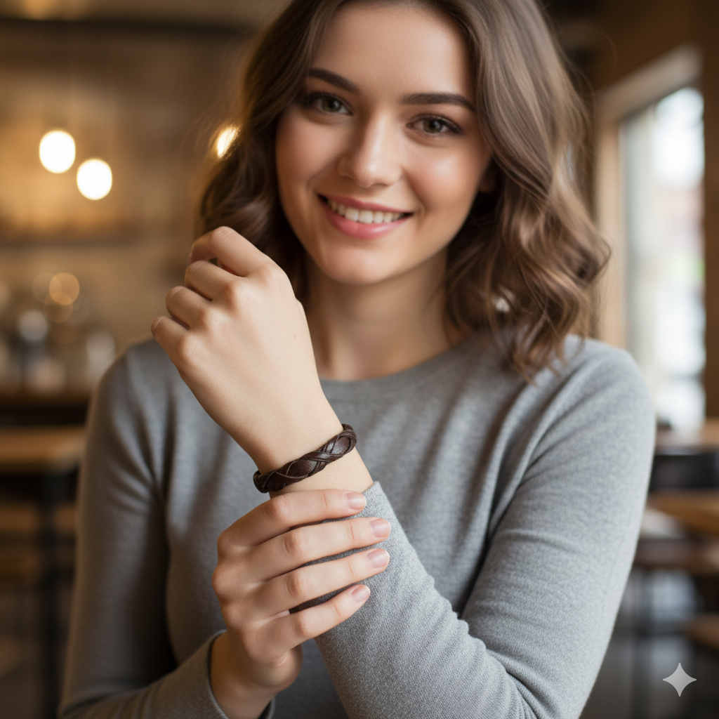 Pulsera Noir Tribe Brown – accesorio Eternity Óptica