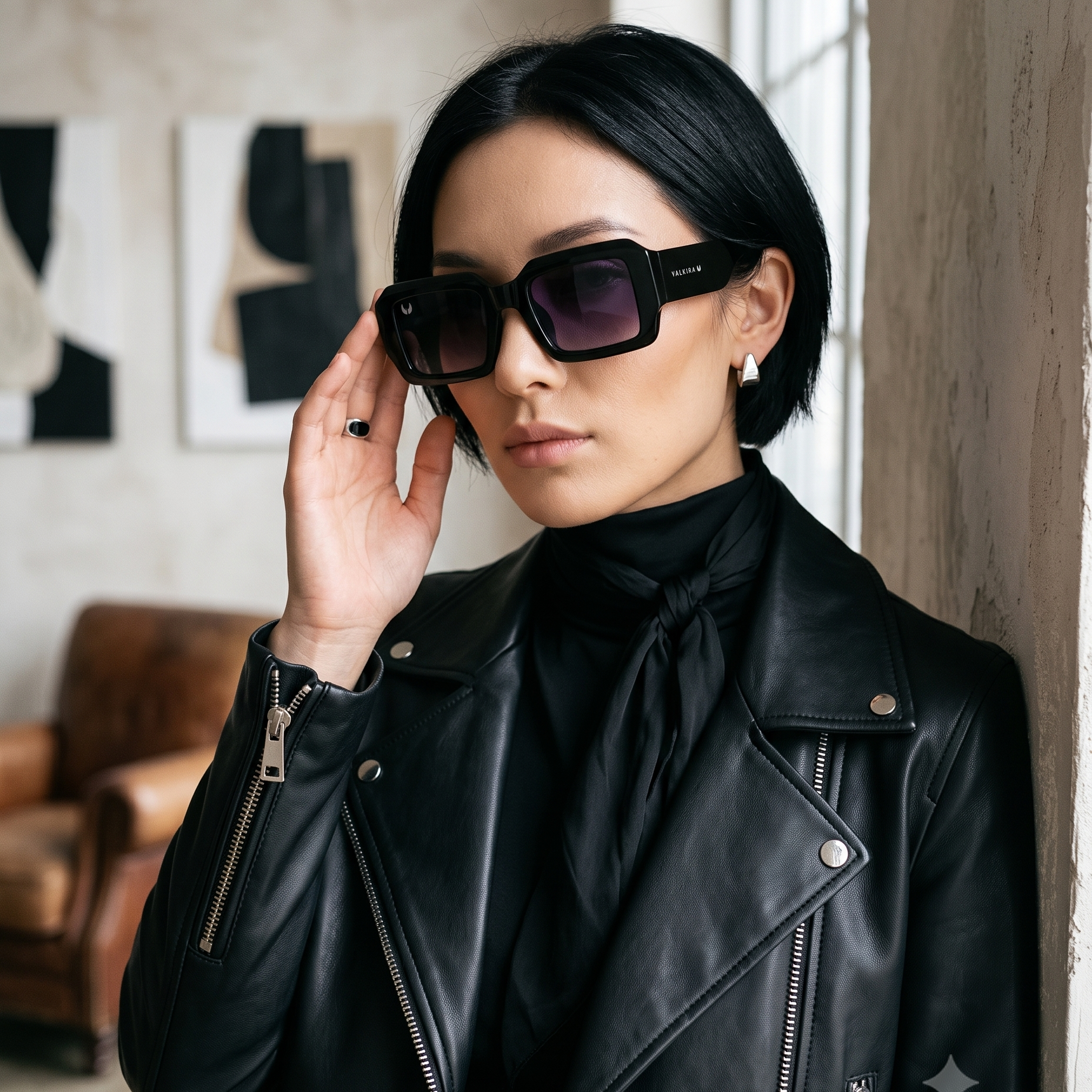 Valkira Deluxe Black 6920BK — lentes de sol — vista 6