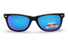 Lente de sol modelo VALKIRA WF BLUE con cristal oscuro - Eternity Optica