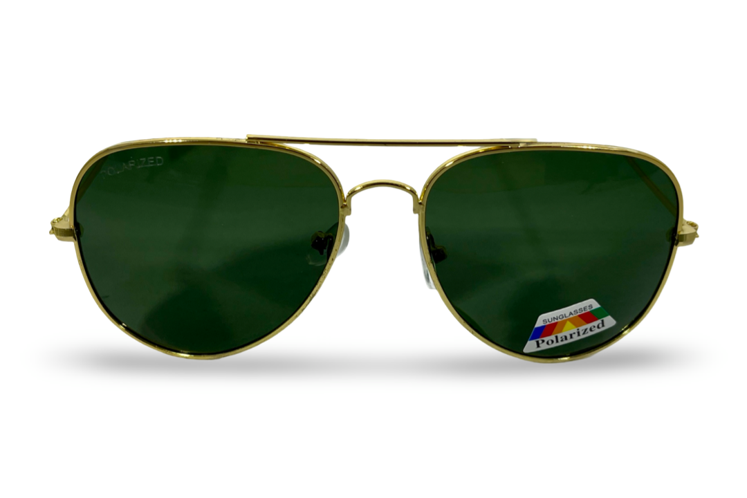 Producto óptico Polarized Aviador Golden Green - Eternity Optica