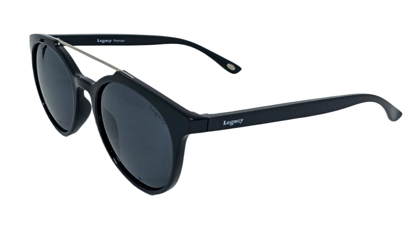 Lente de sol modelo Legacy Polarizado Ls1977 con cristal oscuro - Eternity Optica