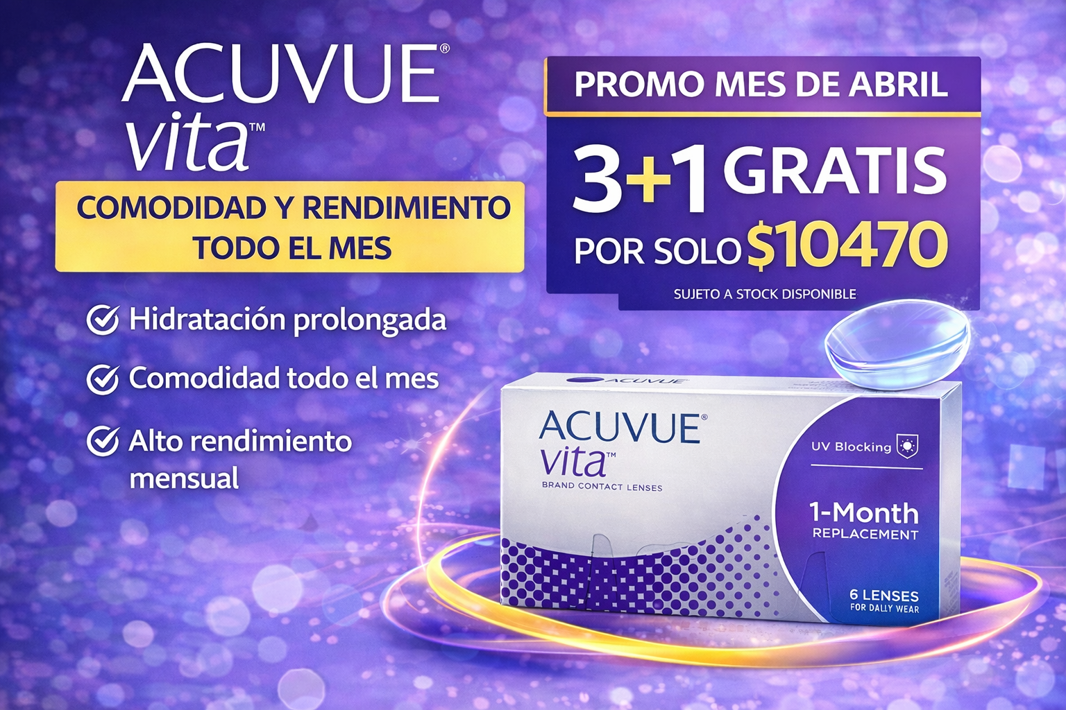 Lente de contacto Acuvue Vita