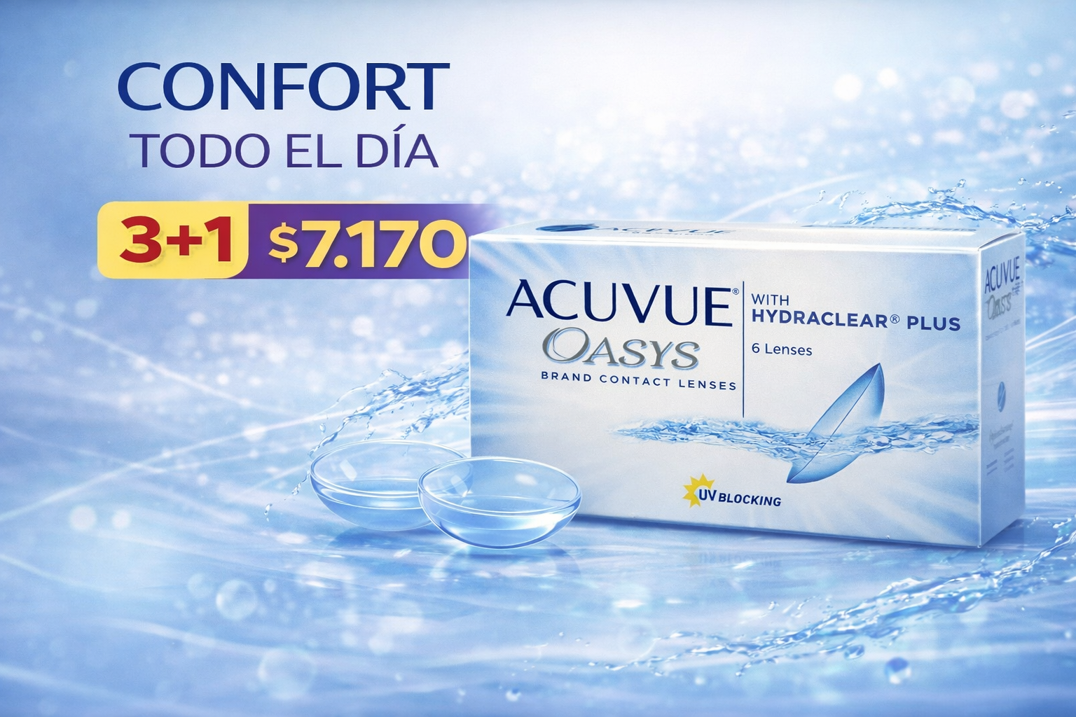 Lentes de contacto Acuvue Oasys